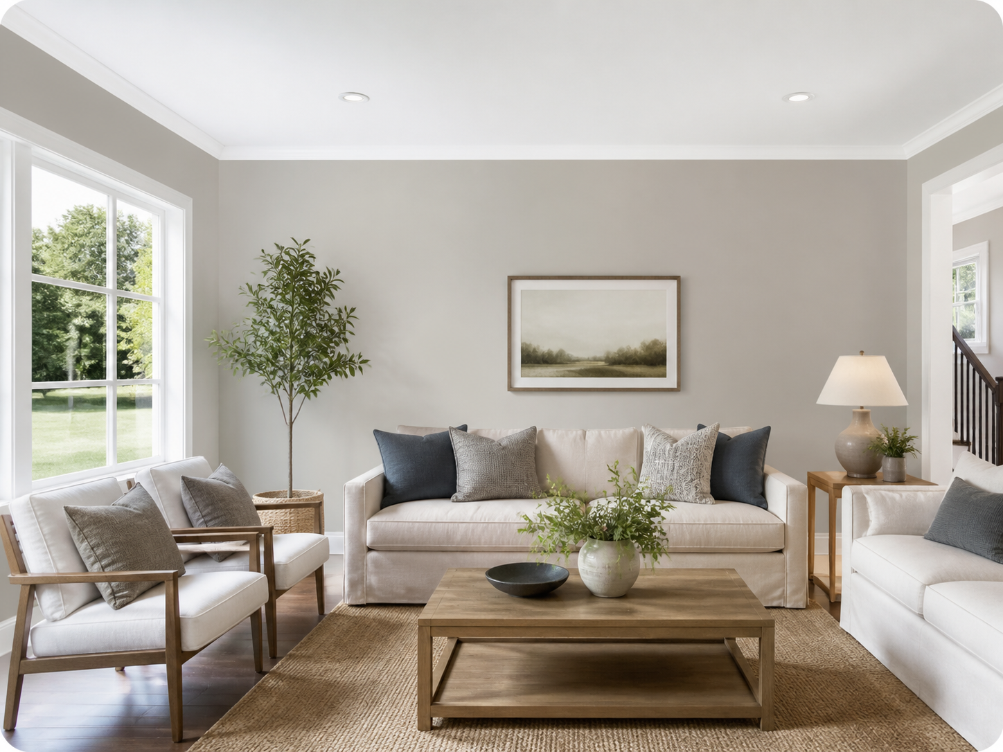 Interior wall color visualization roadmap concept